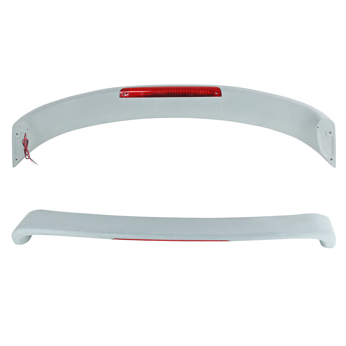 2003-2008 Mazda 6 Sedan Grey Primer ABS Factory Style Rear Trunk Spoiler w/ LED Brake Light