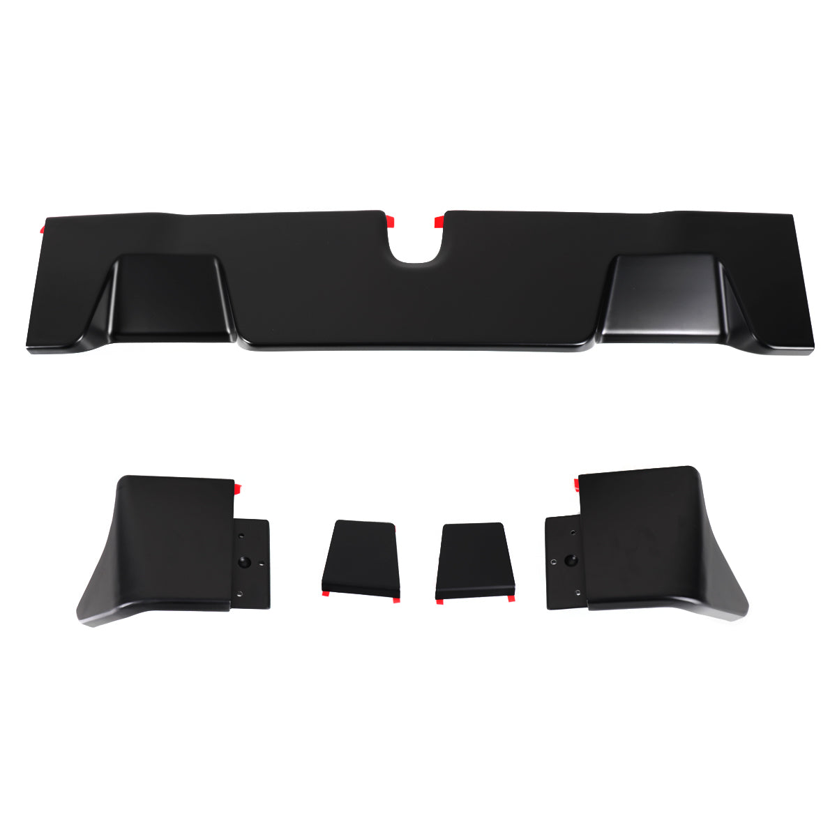 2019-2024 Dodge RAM 1500 Rear Roof Matte Black Truck Spoiler Wing Kit