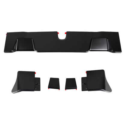 2019-2024 Dodge RAM 1500 Rear Roof Matte Black Truck Spoiler Wing Kit