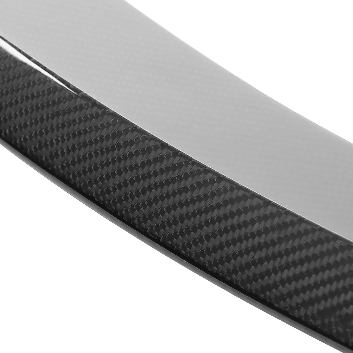 2017-2020 Tesla Model 3 Glossy Black Carbon Fiber Factory Style Rear Trunk Spoiler