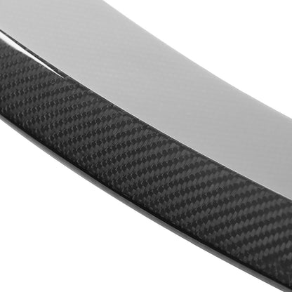2017-2020 Tesla Model 3 Glossy Black Carbon Fiber Factory Style Rear Trunk Spoiler