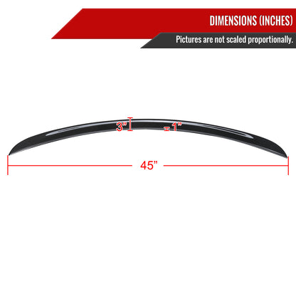 2012-2018 Tesla S Carbon Fiber Factory Style Rear Spoiler