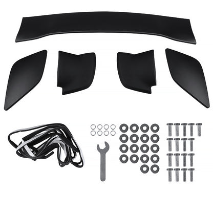 2015-2021 Subaru WRX/STI Matte Black ABS Factory STI Style 5PC Rear Spoiler Wing