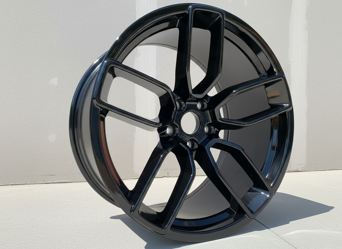 SR2 20x9.5 5x115 +15 71.5 Gloss Black