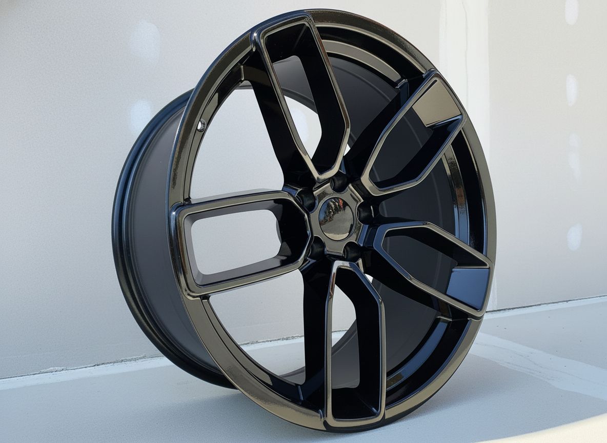 SR2 20x9.5 5x115 +15 71.5 Gloss Black
