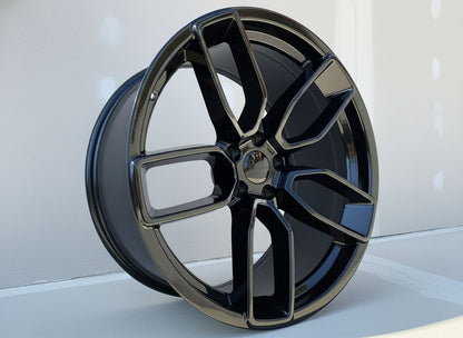 SR2 20x10.5 5x115 +22 71.5 Gloss Black