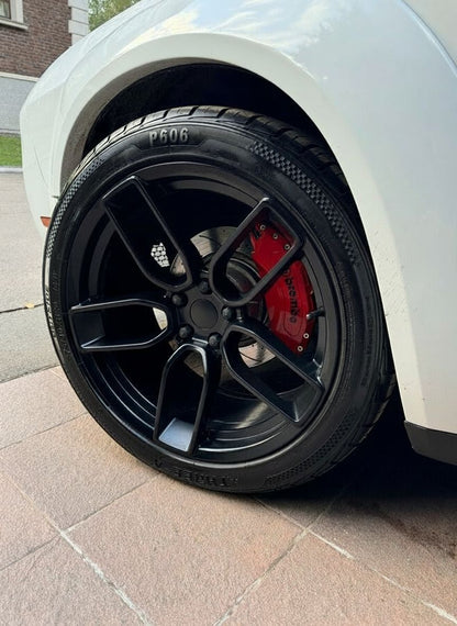 SR2 20x9.5 5x115 +15 71.5 Matte Black