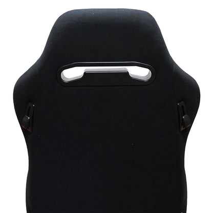 Adjustable Black Luxury Racing Lowered SR3 CONFETTI Style Velvet Seat w/ Sliders