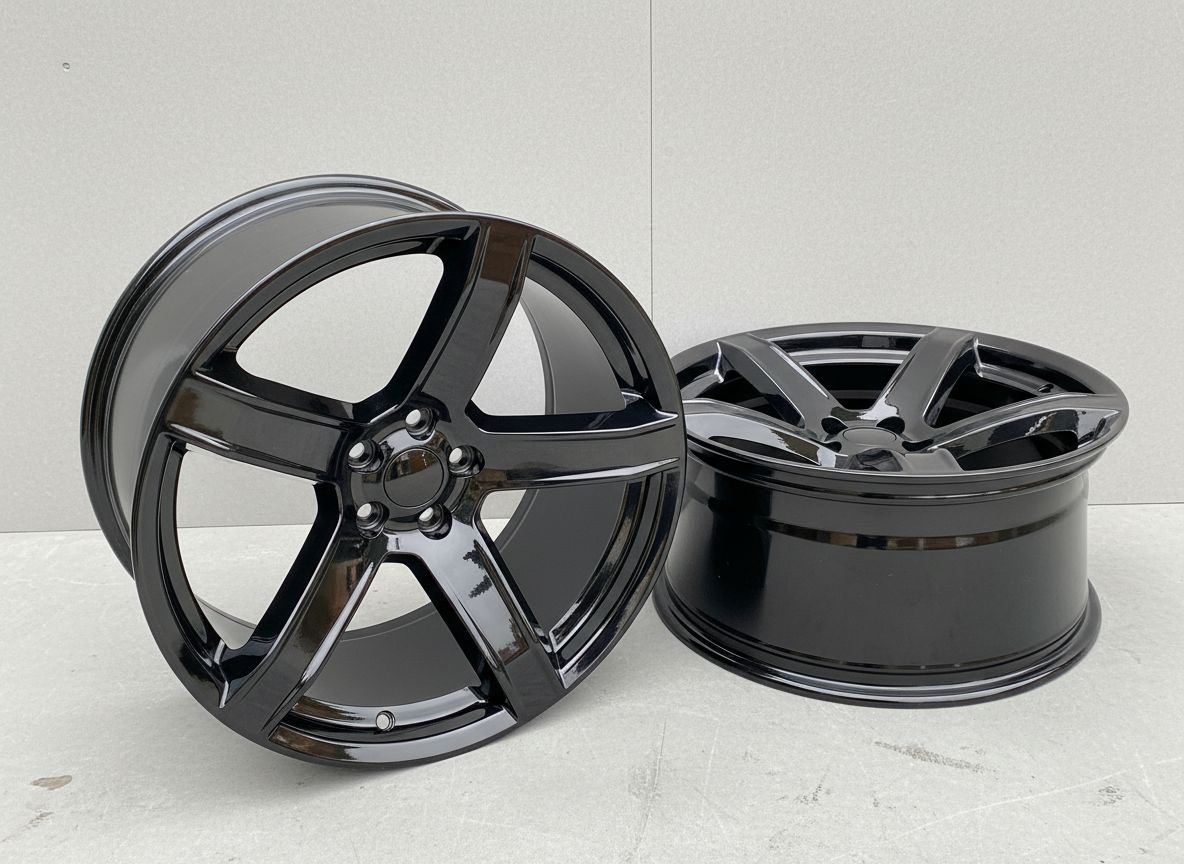 SR3 22x10 5x127 +30 71.5 Gloss Black