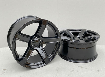 SR3 20x9.5 5x115 +18 71.5 Gloss Black