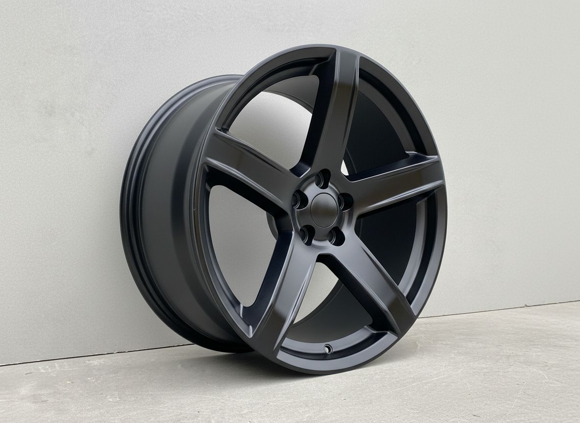 SR3 20x9.5 5x115 +18 71.5 Matte Black