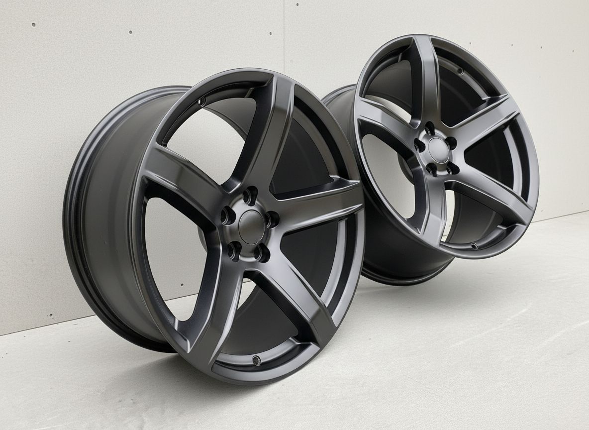 SR3 20x9.5 5x115 +18 71.5 Matte Black