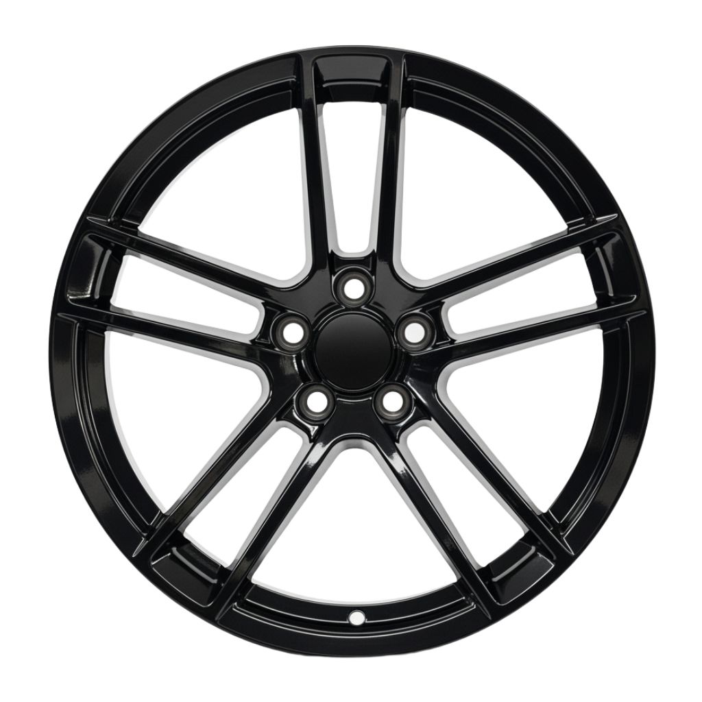 SR4 20x11 5x115 +22 71.5 Gloss Black