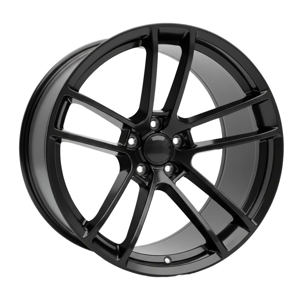 SR4 20x9.5 5x115 +18 71.5 Matte Black