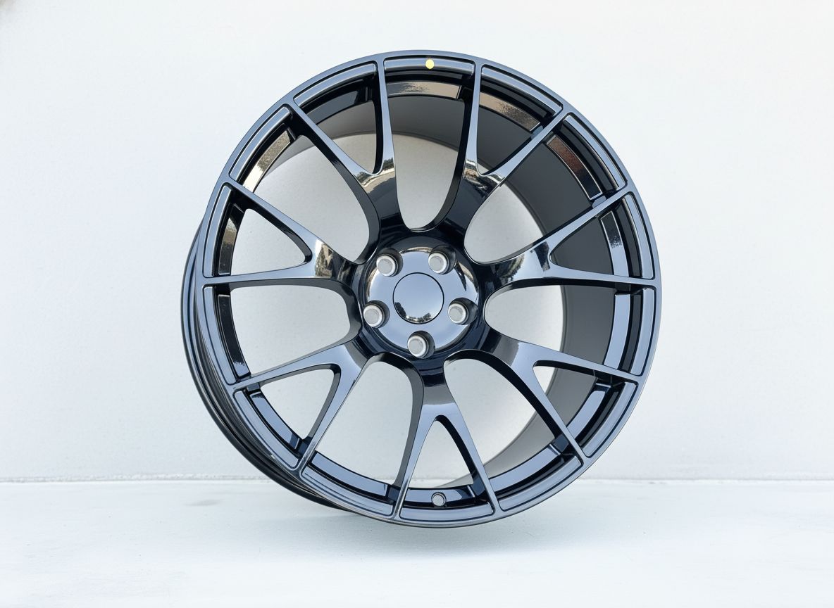 SR5 20x10 5x115 +18 71.5 Gloss Black