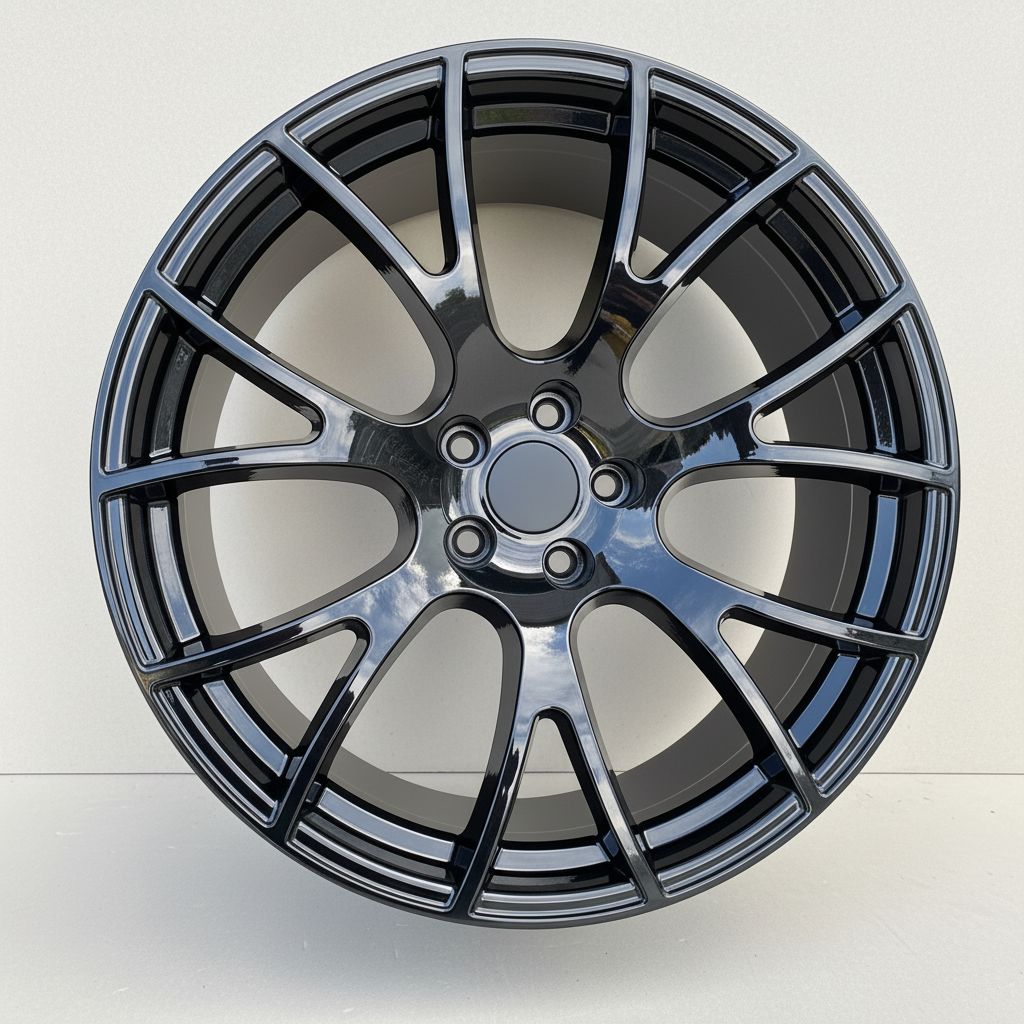 SR5 22x10 5x127 +30 71.5 Gloss Black