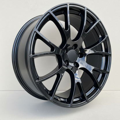 SR5 22x10 5x127 +30 71.5 Gloss Black