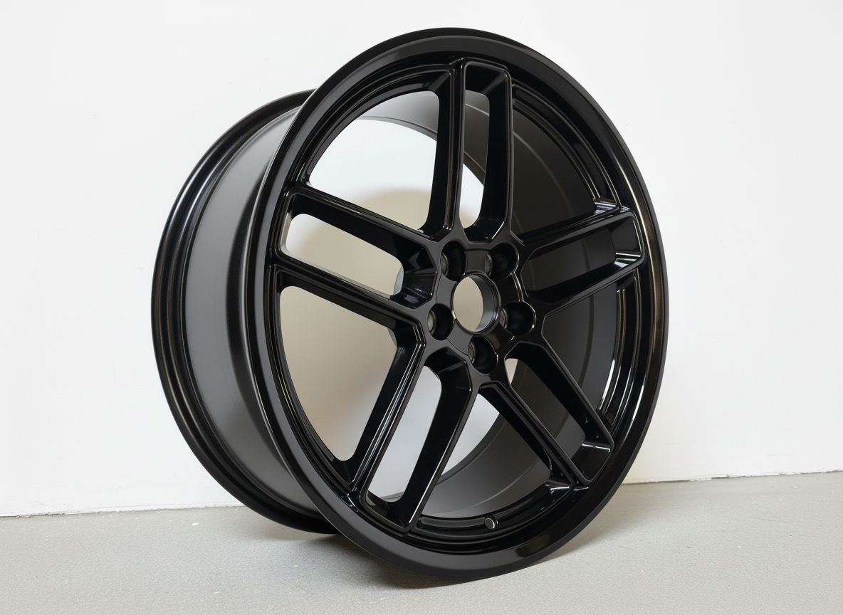 SR7 20x9 5x115 +18 CB71.6 Gloss Black