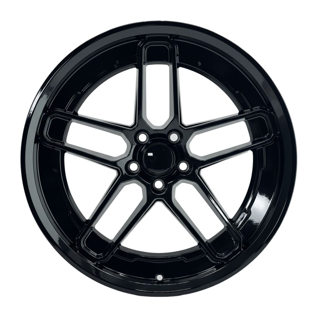 SR8 20x11 5x115 +18 CB71.5 Gloss Black