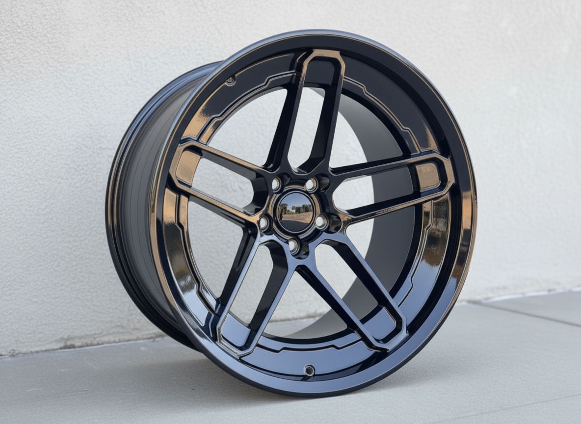 SR8 20x9.5 5x115 +15 CB71.5 Gloss Black