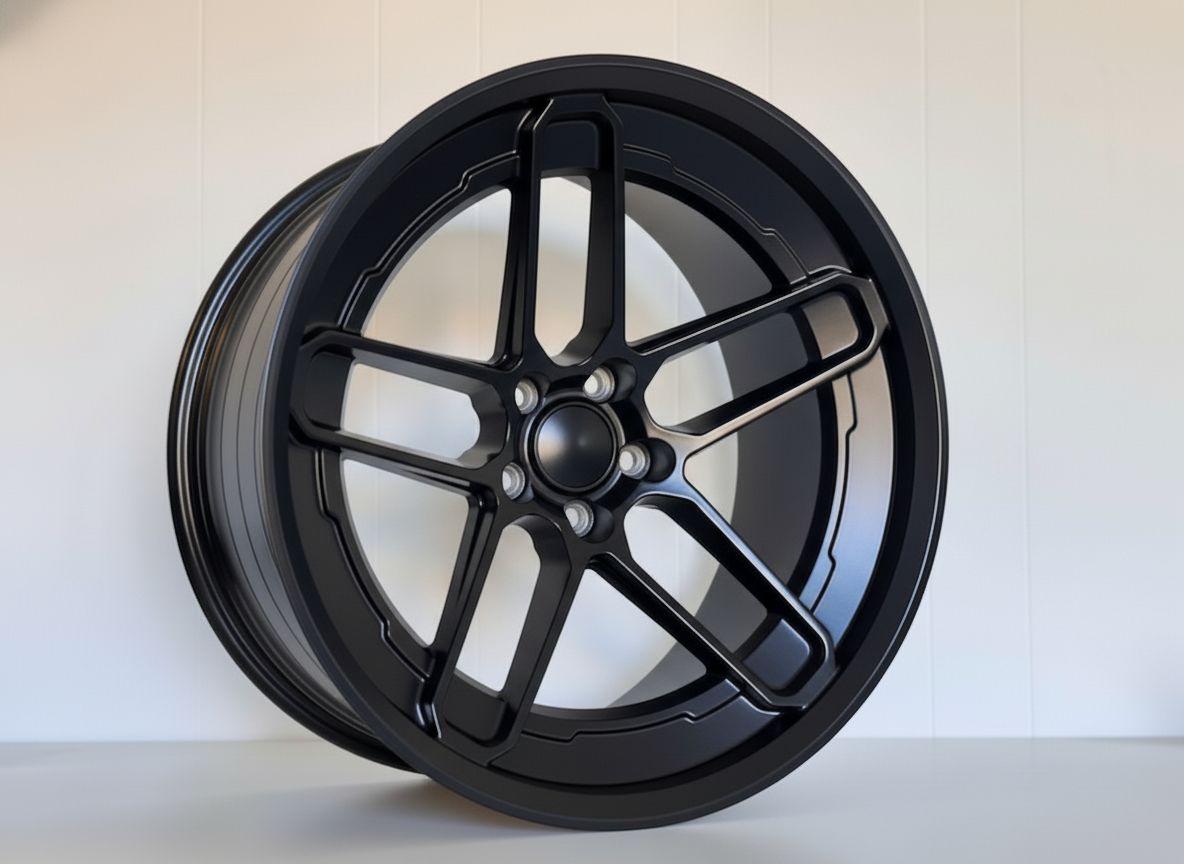 SR8 20x11 5x115 -4.5 CB71.5 Matte Black