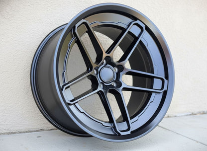 SR8 20x11 5x115 -4.5 CB71.5 Matte Black