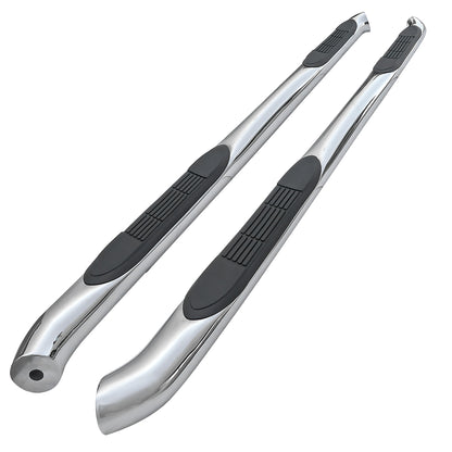 2007-2014 GMC Arcadia/ Buick Enclave/ Saturn Outlook/ Chevrolet Traverse 3" Chrome S/S Side Step Nerf Bars