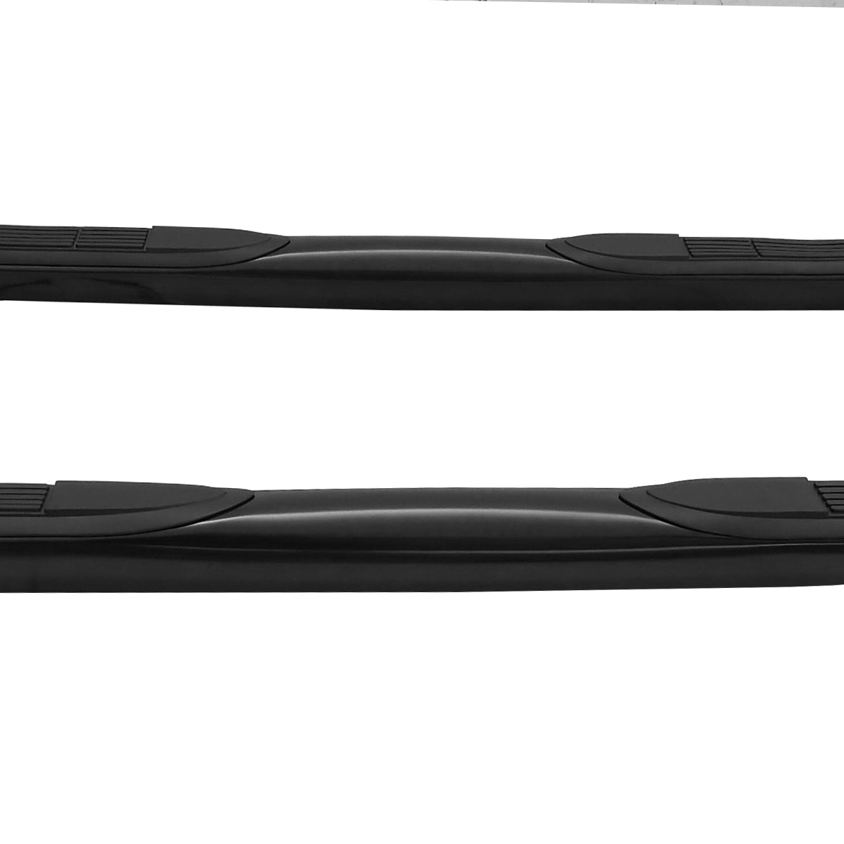 2009-2014 Ford F-150 SuperCrew Cab 3" Black Stainless Steel Side Step Nerf Bars