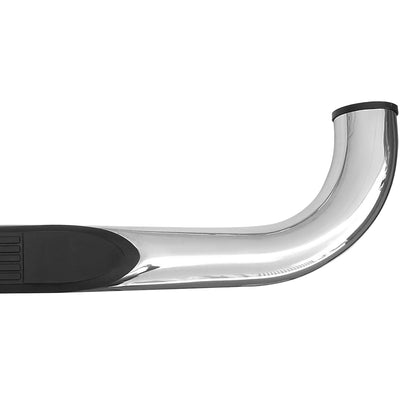 1999-2016 Ford F-250/F-350/F-450/F-550 SuperCrew 3" Chrome Stainless Steel Side Step Nerf Bars
