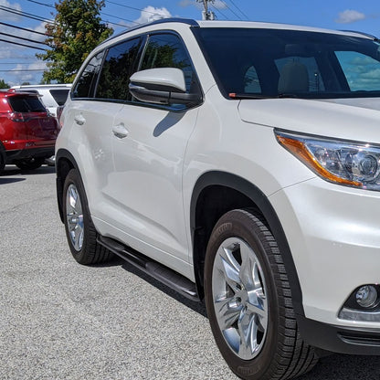 2020-2021 Toyota Highlander 3" Black Stainless Steel Side Step Nerf Bars