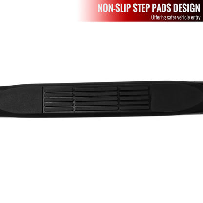 2017-2024 Honda Ridgeline Black Stainless Steel Side Step Nerf Bars