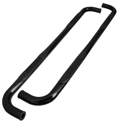 2019-2021 Chevrolet Silverado/GMC Sierra Double Cab 3" Black Stainless Steel Side Step Nerf Bars