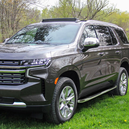 2021-2022 Chevrolet Tahoe/GMC Yukon Chrome 3" Side Step Nerf Bars Running Boards