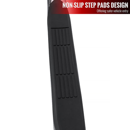 2004-2024 Nissan Titan King Extended Cab Chrome Stainless Steel Side Step Nerf Bars