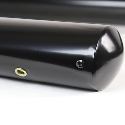 2009-2018 Dodge RAM 1500 / 2019-2021 Dodge RAM Classic Quad Cab 4" Black Stainless Steel Side Step Nerf Bars
