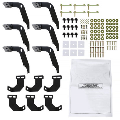 2009-2018 Dodge RAM 1500 / 2019-2021 Dodge RAM Classic Quad Cab 4" Black Stainless Steel Side Step Nerf Bars