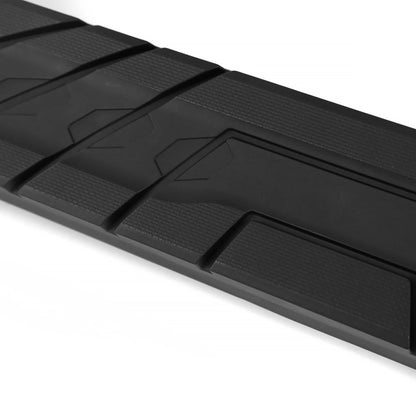 2019-2021 Chevrolet Silverado/GMC Sierra 1500/2500/3500 Double Cab 4" Black Stainless Steel Side Step Nerf Bars