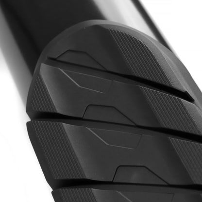 2019-2021 Chevrolet Silverado/GMC Sierra 1500/2500/3500 Double Cab 4" Black Stainless Steel Side Step Nerf Bars