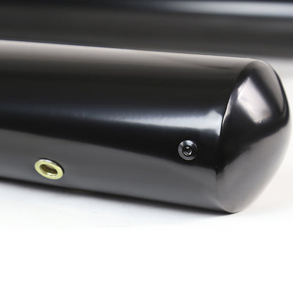 2005-2021 Toyota Tacoma Double (Crew) Cab 4" Black Stainless Steel Side Step Nerf Bars