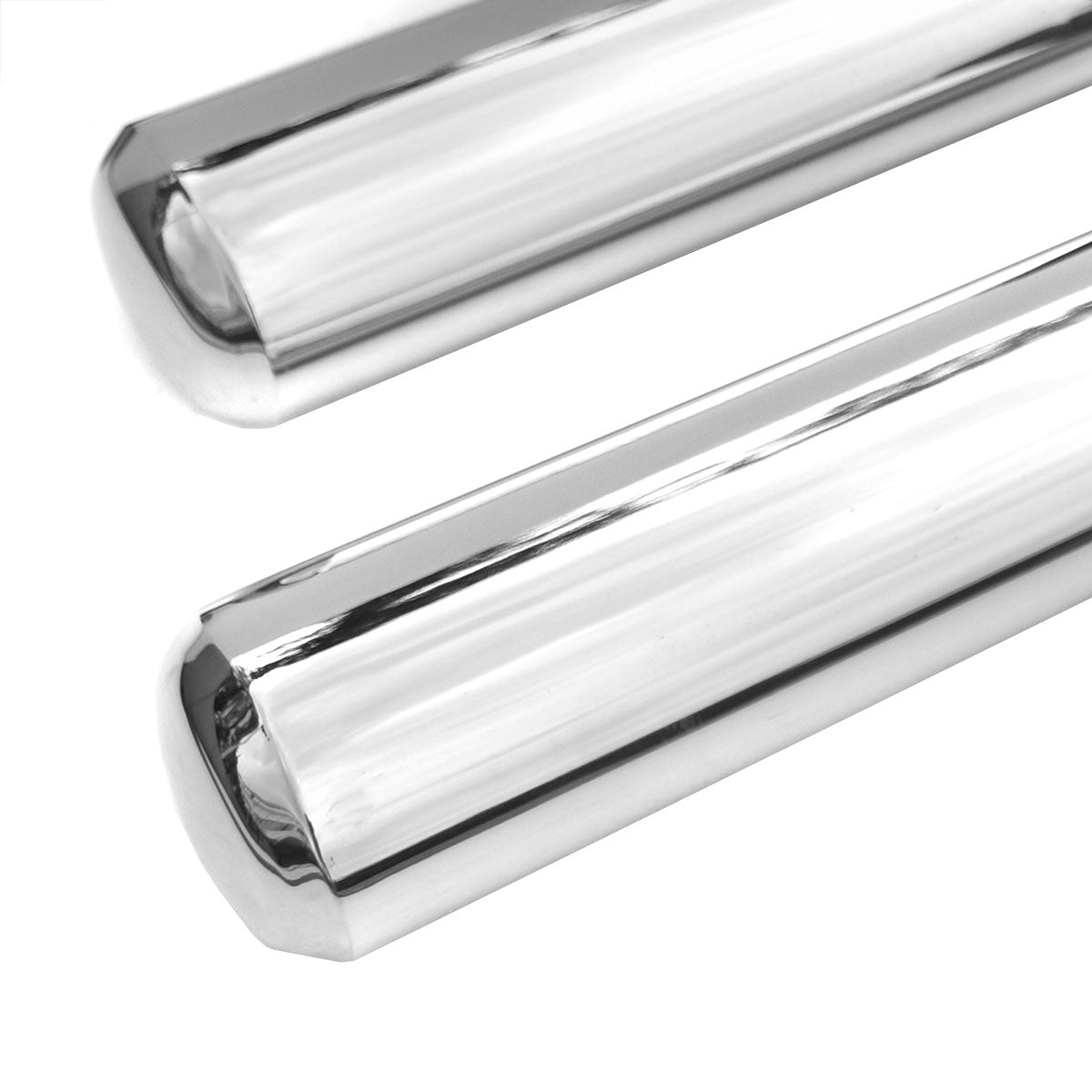 2021-2022 Chevrolet Tahoe/GMC Yukon Chrome 4" Oval Side Step Nerf Bars Running Boards
