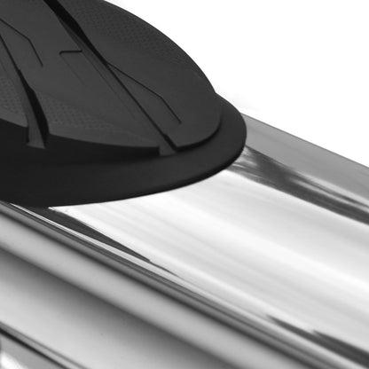 2021-2022 Chevrolet Tahoe/GMC Yukon Chrome 4" Oval Side Step Nerf Bars Running Boards