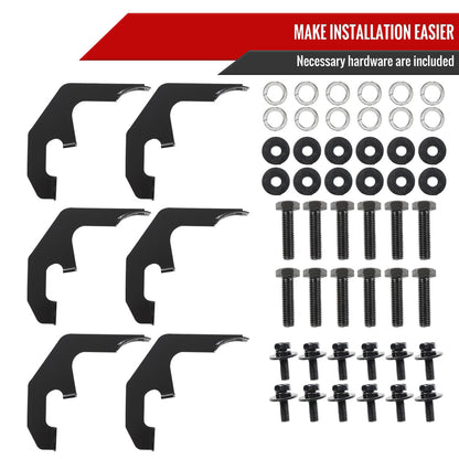 2021-2022 Chevrolet Tahoe/GMC Yukon Chrome 4" Oval Side Step Nerf Bars Running Boards