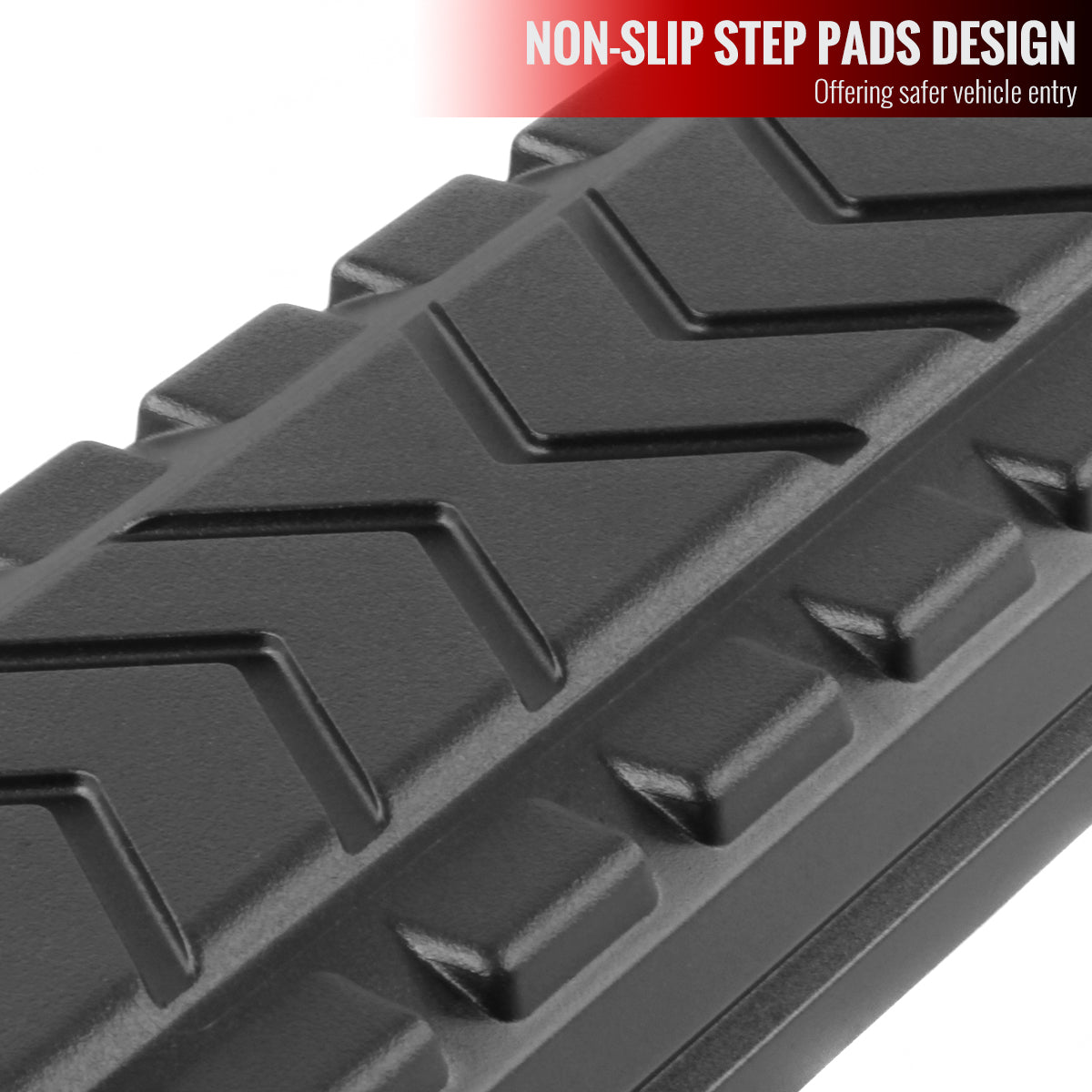 2009-2018 Dodge RAM 1500 / 2010-2024 RAM 2500 3500 4500 5500 Crew Cab Aluminum Side Step Bars
