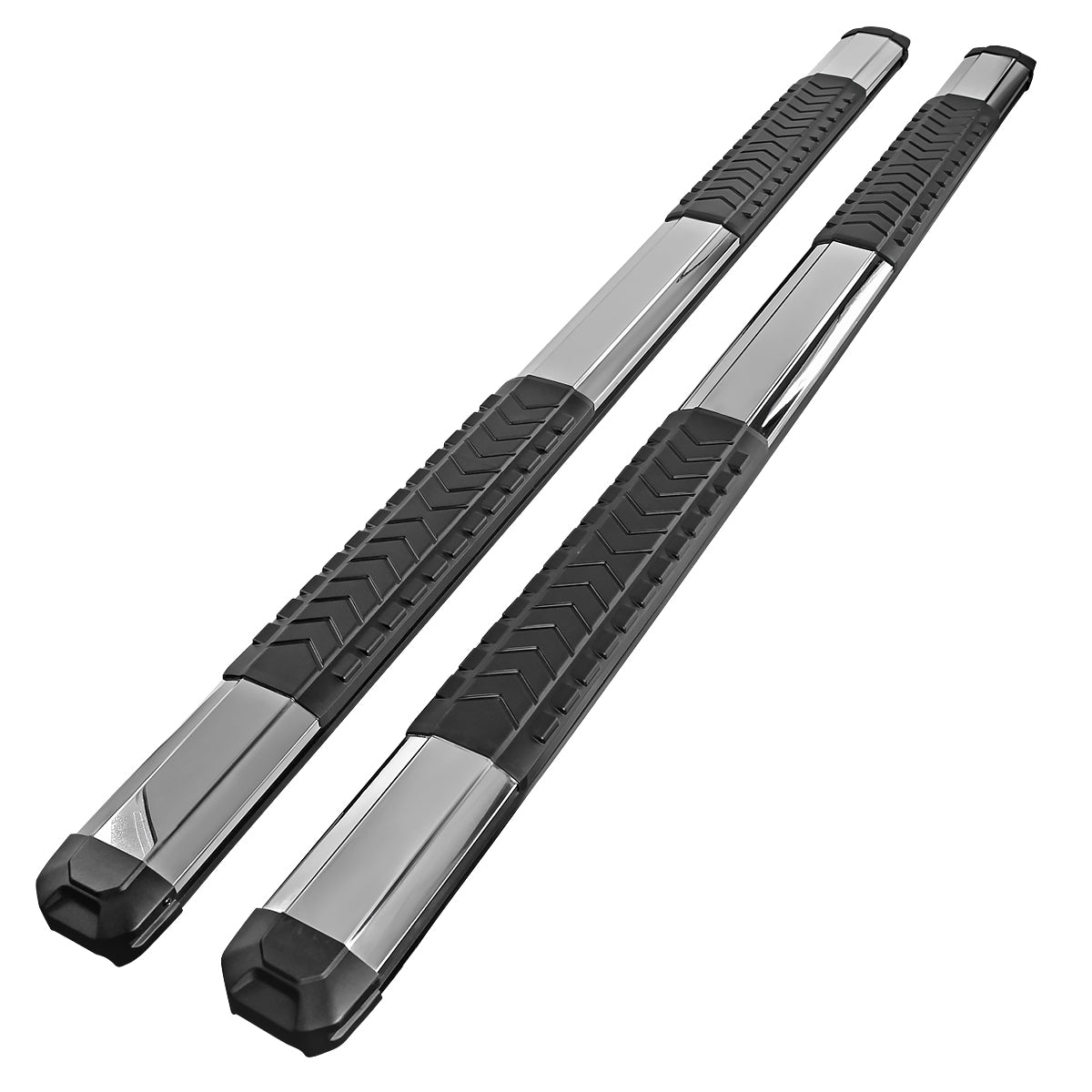 2009-2018 Dodge RAM 1500 / 2010-2024 RAM 2500 3500 4500 5500 Crew Cab Aluminum Side Step Bars