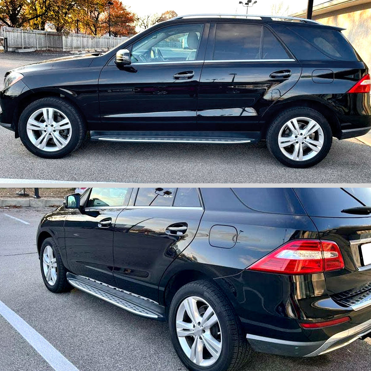 2012-2017 Mercedes Benz W166 ML Class/GLE Class Aluminum Side Step Running Boards