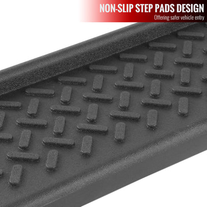 2007-2016 Jeep Wrangler Unlimited 4DR Black ABS Factory Style Side Step Running Boards