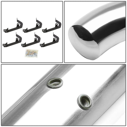 2007-2016 Chevrolet Silverado HD 3" Round Nerf Bars - Silver