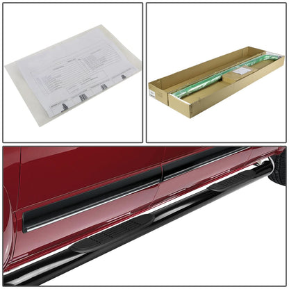 99-16 Chevrolet Silverado / GMC Sierra HD 3" Round Nerf Bars - Black