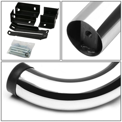 00-13 Chevrolet Yukon XL / Suburban 3" Round Nerf Bars Silver