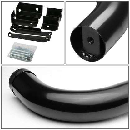 99-16 Chevy Silverado GMC Sierra 3" Round Nerf Bars Extended Cab Black